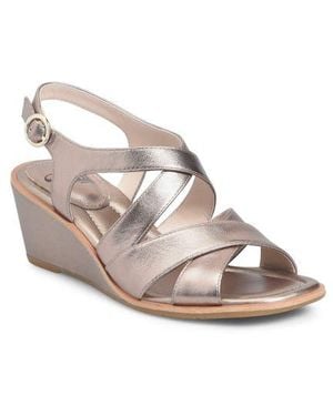 Söfft Gigi Slingback Wedge Sandal - Brown