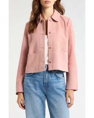 Caslon Suede Jacket - Red