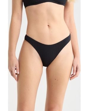 Roxy Haliewa Scoop Front Bikini Bottoms - Black