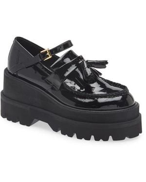 Undercover Platform Mary Jane Loafer - Black