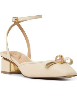 Ted Baker Mabel Ankle Strap Pump - Metallic