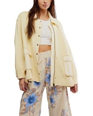 Free People Alexa Water Repellent Jacket - Natural