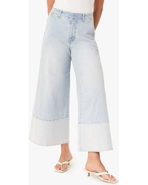 Habitual Addie Cuffed Gaucho Jeans - Blue
