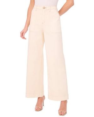 Cece Wide Leg Jeans - Natural