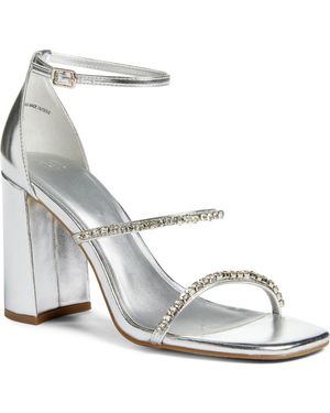 BP. Nessa Ankle Strap Sandal - Metallic