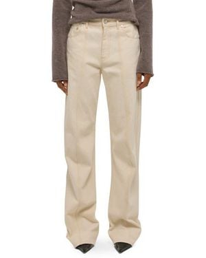 Helmut Lang Wide Leg Jeans - Natural