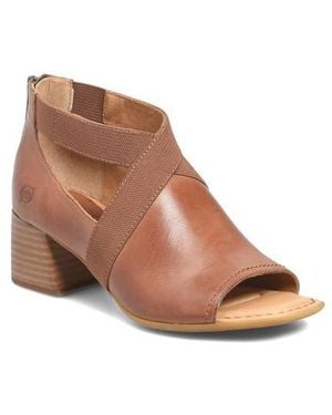 Børn Searing Stacked Heel Sandal - Brown