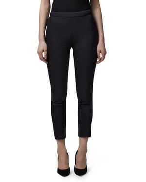 LK Bennett Evan Crop Crepe Pants - Black