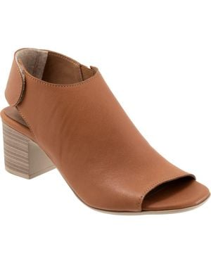BUENO Rachel Block Heel Sandal - Brown