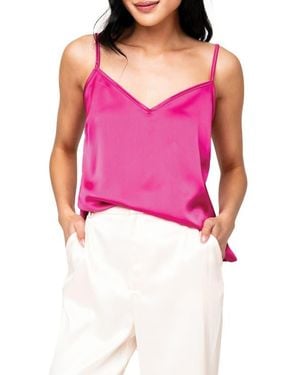 Gibsonlook Satin Camisole - Pink