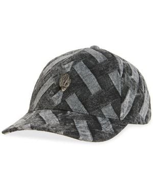 Kurt Geiger Woven Denim Adjustable Baseball Cap - Black