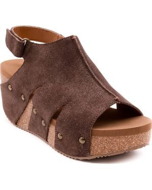 Volatile Montpelier Platform Wedge Sandal - Brown