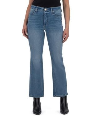Kut From The Kloth Kelsey High Waist Ankle Flare Jeans - Blue