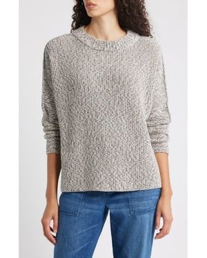 Frank & Eileen Montecito Cotton Sweater - Gray