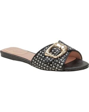 Linea Paolo Leighton Slide Sandal - Brown