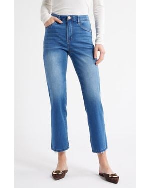 Wit & Wisdom Bennett Skyrise Barely Bootcut Jeans - Blue