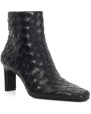 Dune Occur Woven Bootie - Black