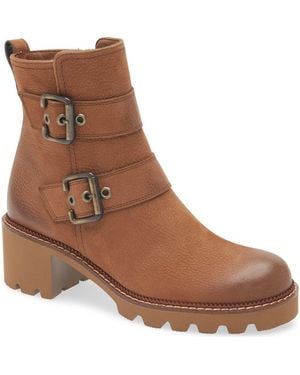 Paul Green Balboa Moto Boot - Brown