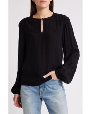 Treasure & Bond Keyhole Top - Black