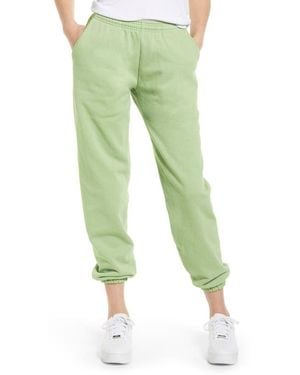 Melody Ehsani Gender Inclusive Heavy Fleece Sweatpants - Green