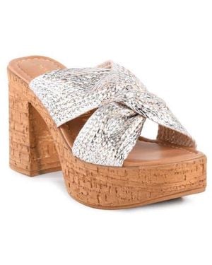 Seychelles Adorned Platform Sandal - Pink