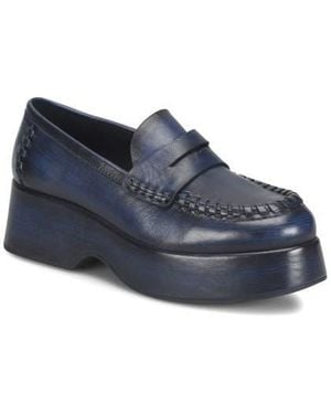 Kork-Ease Pixie Platform Penny Loafer - Blue