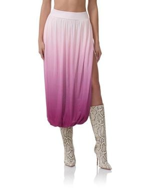 AFRM Kyomi Ombré Bubble Skirt - Pink