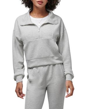 Travis Mathew Skyloft Half Zip Top - Gray