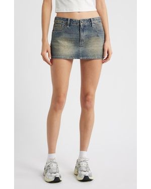 PacSun Malva Micro Miniskirt - Blue