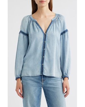 Rails Toshi Chambray Shirt - Blue