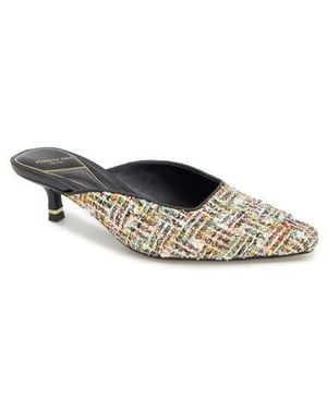 Kenneth Cole Margo Kitten Heel Mule - White