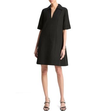 Vince Collar A-Line Dress - Black