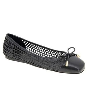 BCBGeneration Hartly Cap Toe Ballet Flat - White