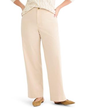 NIC+ZOE Highland Soft Stretch Wide Leg Pants - Natural