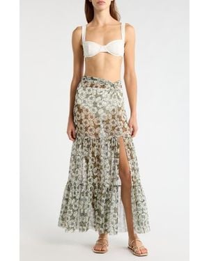 Hutch Sheer Cover-Up Maxi Skirt - Multicolor