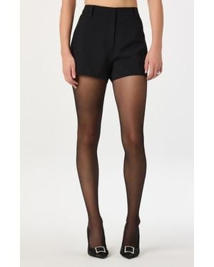 Astr High Waist Shorts - Black