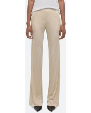 Helmut Lang Fluid Liquid Jersey Pants - Natural