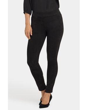 NYDJ Faux Suede Leggings - Black