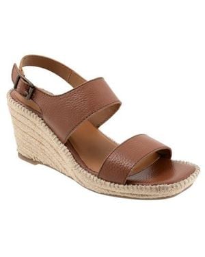 Softwalk Hartley Espadrille Wedge Sandal - Brown