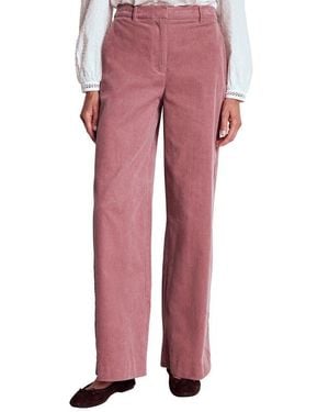 Boden Belgravia Straight Leg Corduroy Pants - Red