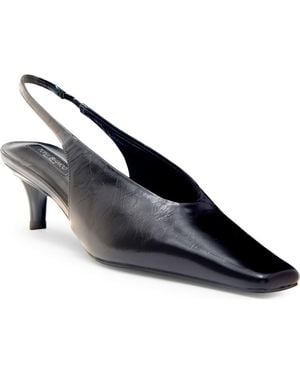 Tony Bianco Zen Kitten Heel Slingback Pump - Blue