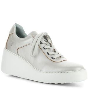 Fly London Dipo Wedge Sneaker - White
