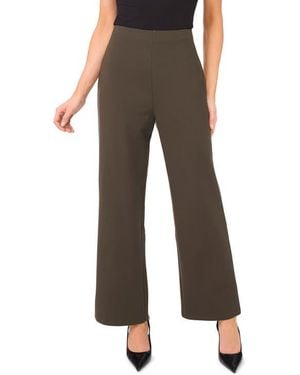 Halogen® Ponte Straight Leg Pants - Brown