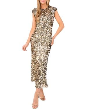 Ted Baker Lea Sequin Dress - Metallic
