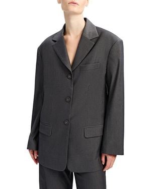 Bardot Akia Oversize Blazer - Gray