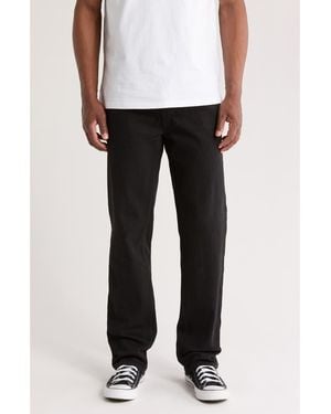 Saint Studio Roma Regular Straight Leg Jeans - Black