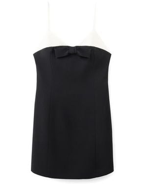 Mango Bowy Minidress - Black
