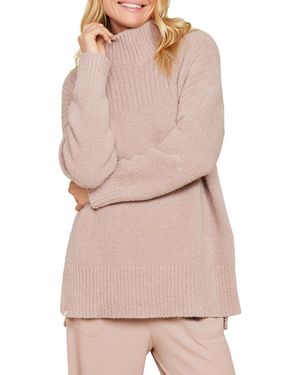 Barefoot Dreams Cozychic High-Low Pullover - Pink