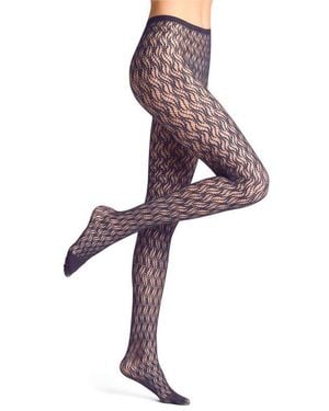FALKE Fluid Fusion Net Tights - Multicolor