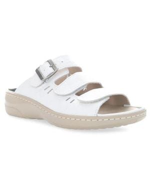 Propet Breezy Walker Slide Sandal - White